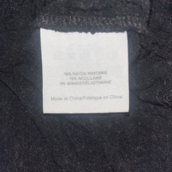 Tory Burch Arabesque Sequins Wool Tee Carbon Melange Small - Picture 10 of 10